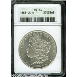 1885-CC $1 MS63 ANACS. Nicely struck, with bright