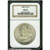 Image 1 : 1885-CC $1 MS64 NGC. Silver-gray surfaces display