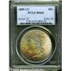 Image 1 : 1885-CC $1 MS65 PCGS. Lovely ruby-red, gold, and 