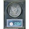 Image 2 : 1887/6 $1 MS64 PCGS. The curve of the base of an 