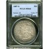 Image 1 : 1887-S $1 MS64 PCGS. Lustrous surfaces are visite