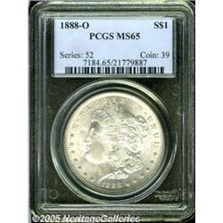 1888-O $1 MS65 PCGS. Well struck, untoned, and hi