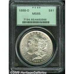 1888-O $1 MS65 PCGS. Boldly struck, if typically 