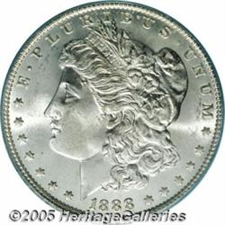 1888-O $1 MS66 PCGS. Frosty, lustrous, and sharpl