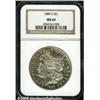 Image 1 : 1889-S $1 MS64 NGC. Lustrous surfaces are lightly