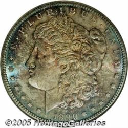 1890-CC $1 MS64 NGC. This is a heavily toned exam