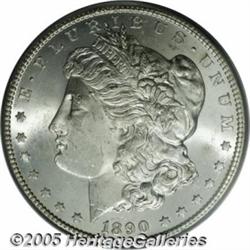 1890-CC $1 MS64 PCGS. With 2.3 million pieces min