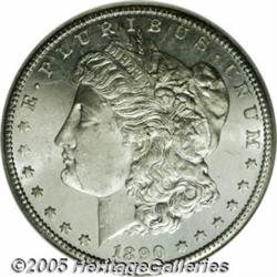 1890-CC $1 MS64 Deep Mirror Prooflike NGC. Althou