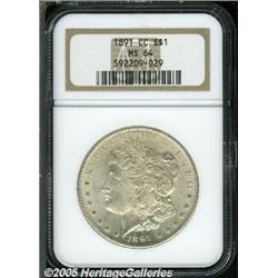 1891-CC $1 MS64 NGC. VAM-6. Die doubling is noted