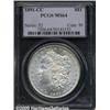 Image 1 : 1891-CC $1 MS64 PCGS. Silver-gray lustrous surfac