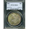 Image 1 : 1892 $1 MS64 PCGS. Multicolored toning dominated 