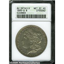 1895-O $1 --Cleaned--ANACS. AU Details, Net XF40.