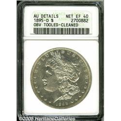 1895-O $1 --Obverse Tooled, Cleaned--ANACS. AU De