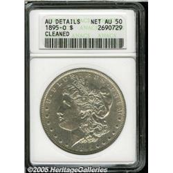 1895-O $1 --Cleaned--ANACS. AU Details, Net AU50.