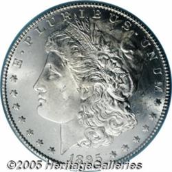 1895-S $1 MS64 PCGS. Quite an attractive example 