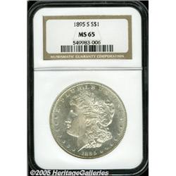 1895-S $1 MS65 NGC. All of the Morgan Silver Doll