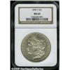 Image 1 : 1896-S $1 MS60 NGC. Bright, silverish surfaces re