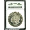 Image 1 : 1897-S $1 MS64 Cameo Deep Mirror Prooflike ANACS.