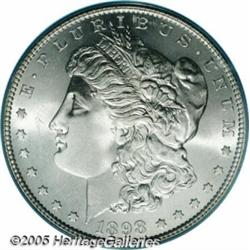 1898-S $1 MS66 PCGS. Ex: Larry Shapiro. Sharply s