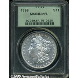 1899 $1 MS64 Deep Mirror Prooflike PCGS. Nicely m