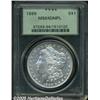 Image 1 : 1899 $1 MS64 Deep Mirror Prooflike PCGS. Nicely m