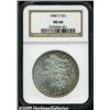 Image 1 : 1900-O $1 MS66 NGC. Wisps of light reddish-brown 