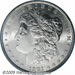 1901 $1 MS63 PCGS. The 1901-P is one of the premi