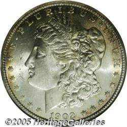 1902-O $1 MS67 NGC. A lightly toned Superb Gem ex