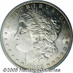 1903-S $1 MS62 PCGS. A rare and highly respected 