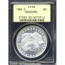 1904-O $1 MS65 Deep Mirror Prooflike PCGS. Attrac