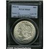 Image 1 : 1921-S $1 MS65 PCGS. Frosty white, with an almost
