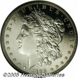 1889 $1 PR66 Cameo NGC. This is a lovely Cameo Pr