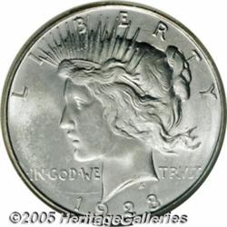 1923-D $1 MS66 NGC. This is an outstanding exa 19