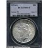 Image 1 : 1924-S $1 MS64 PCGS. Lustrous silver-gray surface