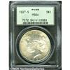 Image 1 : 1927-S $1 MS64 PCGS. Light tan patina enriches th