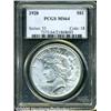 Image 1 : 1928 $1 MS64 PCGS. A satiny and nearly untoned ke