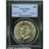 Image 1 : 1971-S $1 Silver MS67 PCGS. This brilliant Ike do