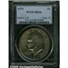 Image 1 : 1974 $1 MS66 PCGS. Lustrous surfaces are overlain