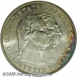 1900 $1 Lafayette Dollar MS66 NGC. DuVall 3-D. Th