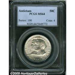 1937 50C Antietam MS64 PCGS. Brilliant and sharpl
