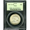 Image 1 : 1937 50C Antietam MS66 PCGS. Soft gray patina is 