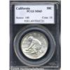 Image 1 : 1925-S 50C California MS65 PCGS. Sharply struck a