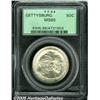 Image 1 : 1936 50C Gettysburg MS66 PCGS. A bright and beaut