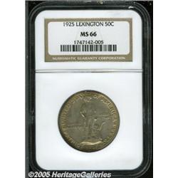 1925 50C Lexington MS66 NGC. Lustrous surfaces re