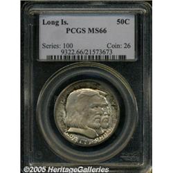 1936 50C Long Island MS66 PCGS. Well struck and s