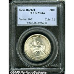 1938 50C New Rochelle MS66 PCGS. Sharply struck a