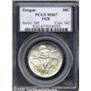 Image 1 : 1928 50C Oregon MS67 PCGS. Fully struck and near-
