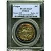Image 1 : 1938-D 50C Oregon MS67 PCGS. Vivid sea-green and 
