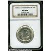 Image 1 : 1950-S 50C Booker T. Washington MS67 NGC. Sharp 1