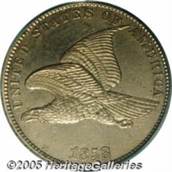 1858 P1C Flying Eagle Cent, Judd-192, Pollock-235